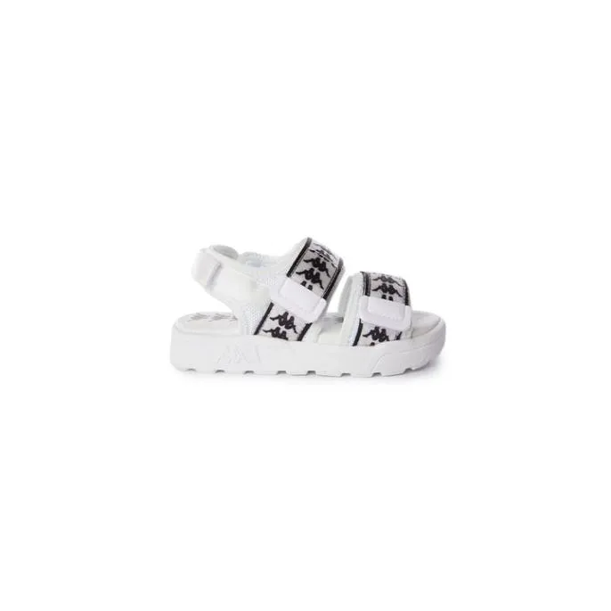 222 Banda Aster 7 Kids Sandals 8211 White Black KidsFootwear Kappa Sandals