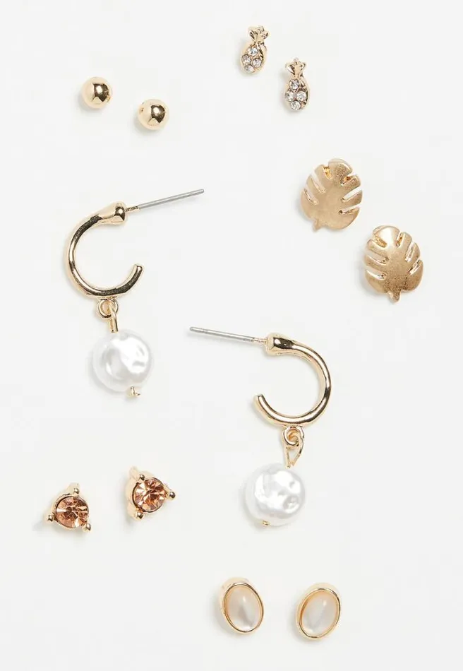6 Pack Sunshine Earring Set Women Maurices Jewelry