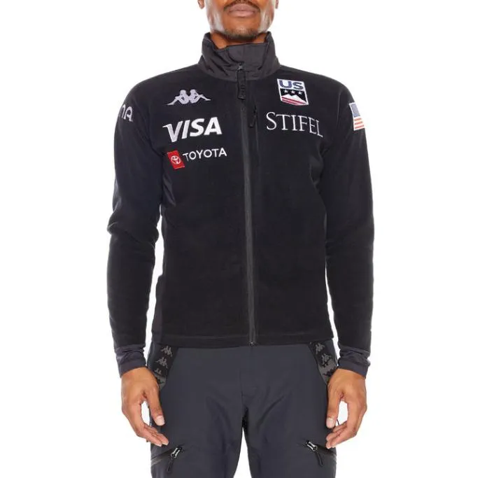 6Cento 687 US Fleece Jacket 8211 Navy Navy Men Kappa Jackets