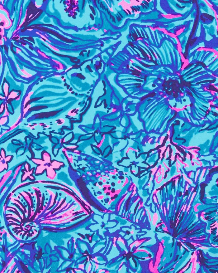 Activewear Women Lilly Pulitzer UPF 50 Luxletic Monica Side Snap Skort Breakwater Blue Shells N Bells Golf Activewear Women Lilly Pulitzer UPF 50 Luxletic Monica Side Snap Skort Breakwater Blue Shells N Bells Golf