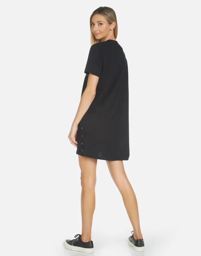 Adar Rainbow Foil Lightning Lip Black Women Lauren Moshi Dresses