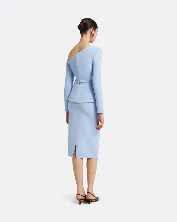 Adil Pale Blue Top Pale Blue Women Tops Safiyaa