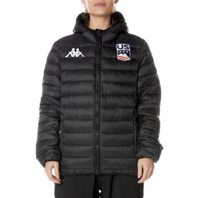 Aeshek US Ski Jacket 8211 Black MenWomen Kappa Jackets