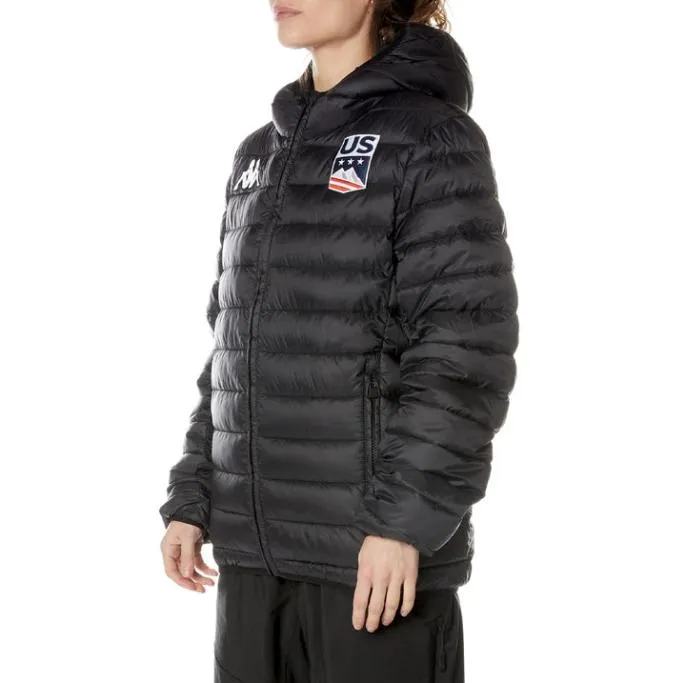 Aeshek US Ski Jacket 8211 Black MenWomen Kappa Jackets