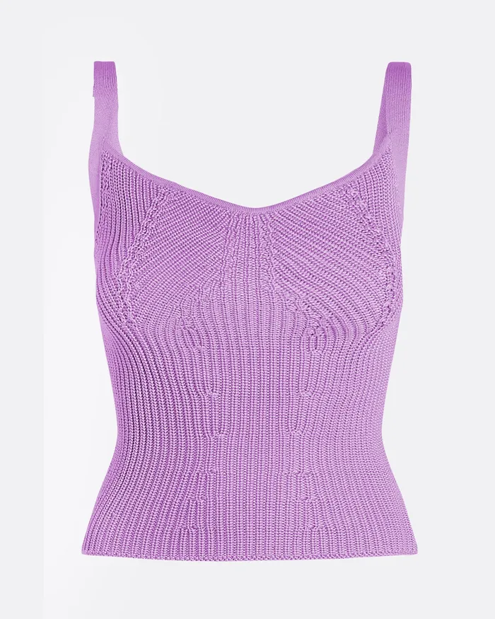Amal Lupine Crochet Top Lupine Knitwear Safiyaa Women