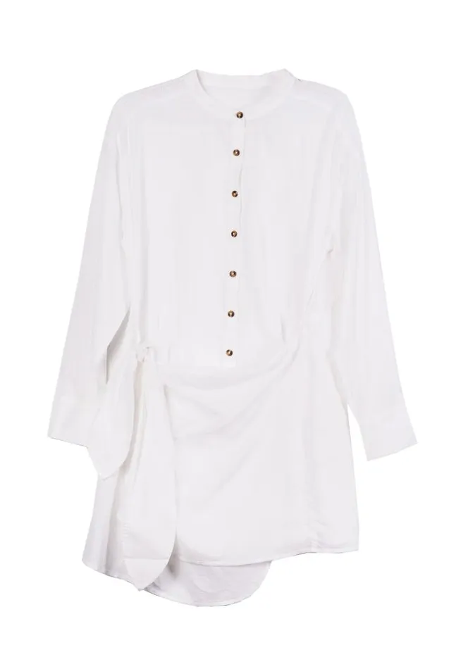 Ana Dress White Women Ciao Lucia Mini Dresses