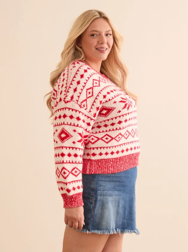 Angelina Holiday Knit Sweater Redivory Women Altar039d State Sweaters Cardigans Angelina Holiday Knit Sweater Redivory Women Altar039d State Sweaters Cardigans