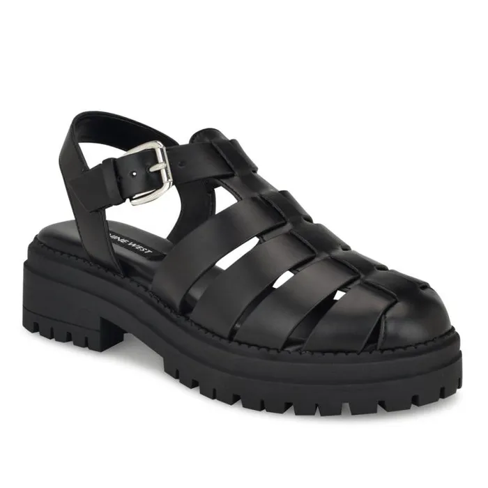 Anybel Fisherman Sandals Black Women Nine West Sandals Anybel Fisherman Sandals Black Women Nine West Sandals