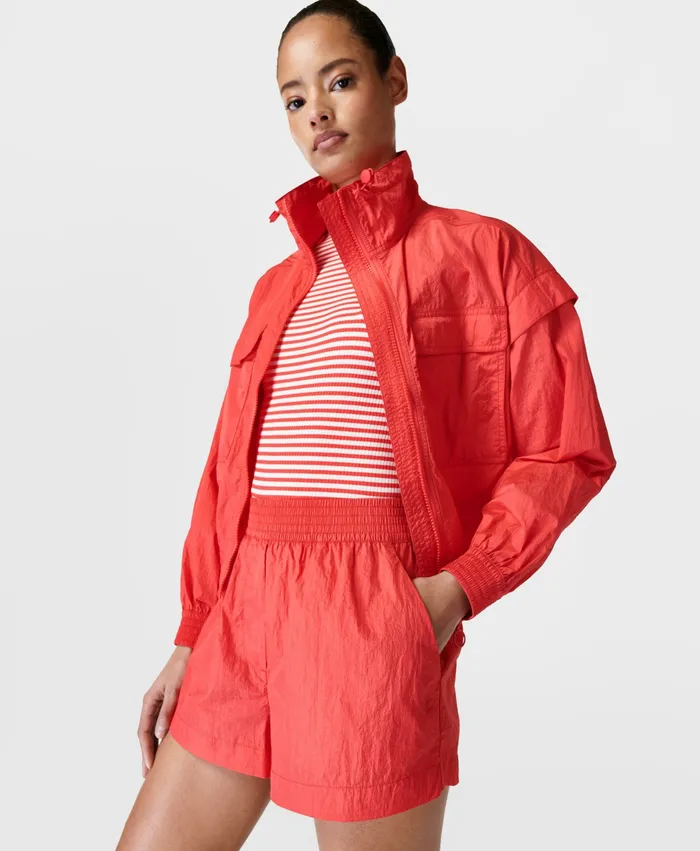 Anytime Pull On Short Tulip Red Shorts Skirts Sweaty Betty Women