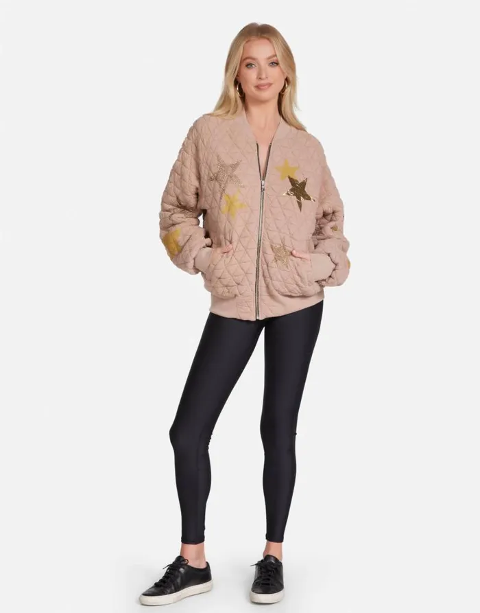 Arlette Gold Crystal Multi Stars Sand Dune Women Lauren Moshi Long Sleeve