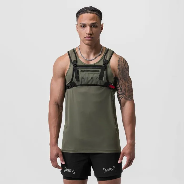 ASRV Bags Men Cordura Lightweight Chest Pack Olive