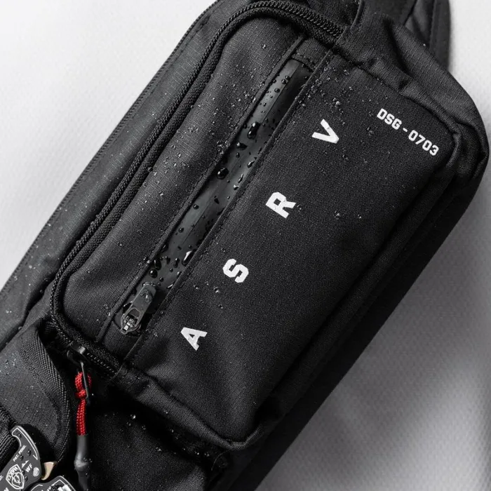 ASRV Bags Men Cordura Tech Crossbody Pack Black