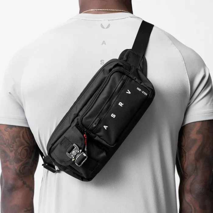 ASRV Bags Men Cordura Tech Crossbody Pack Black
