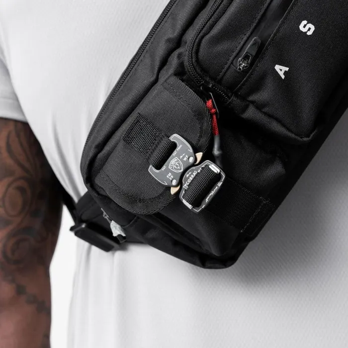 ASRV Bags Men Cordura Tech Crossbody Pack Black
