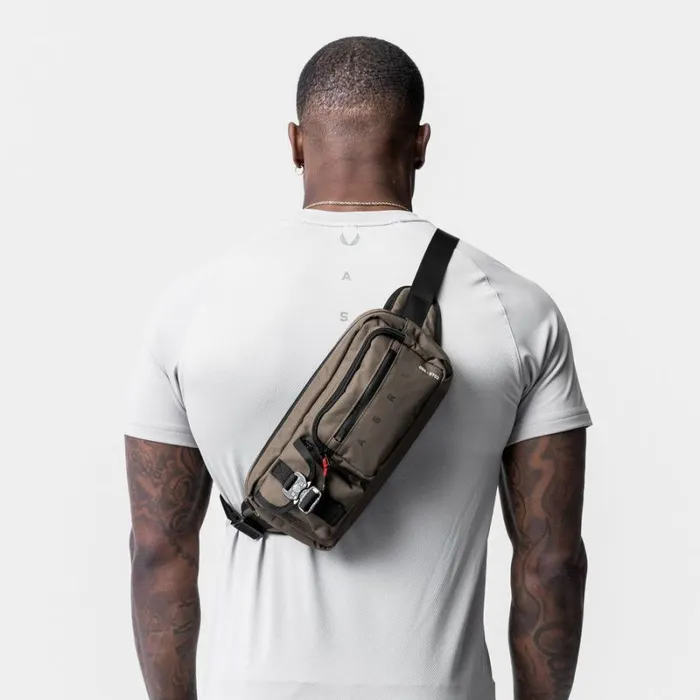 ASRV Bags Men Cordura Tech Crossbody Pack Deep Taupe