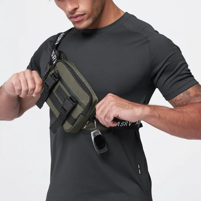 ASRV Bags Men Small Crossbody Bag Olive