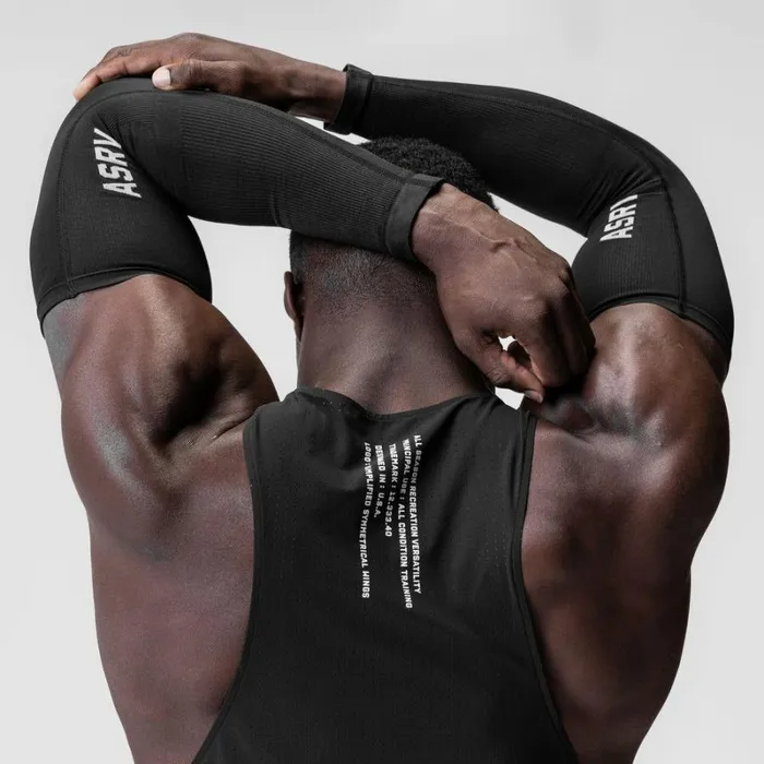 ASRV Gloves and Sleeves Men BodyMapped Arm Sleeve Black