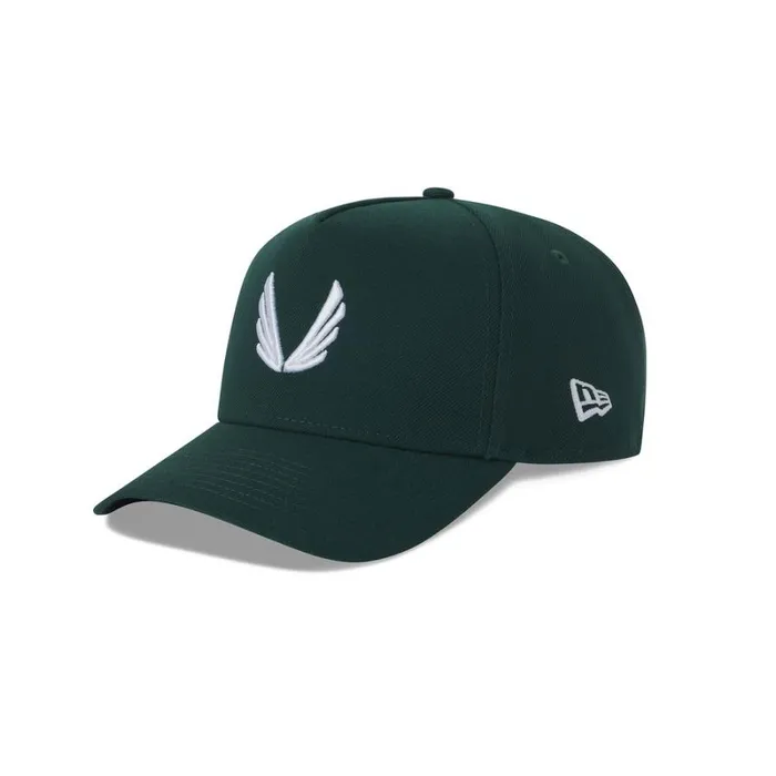 ASRV Hats and Headwear Men New Era 9Forty AFrame Hat Forest Greenwhite