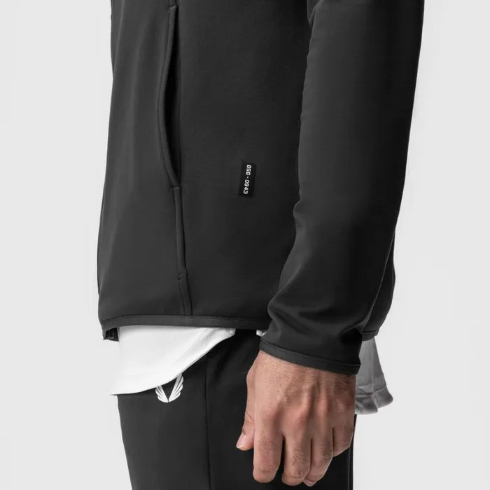 ASRV Hoodies and Sweatshirts Men Performance Fleece Zip Hoodie Space Grey