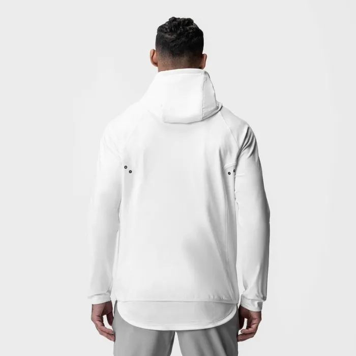 ASRV Hoodies and Sweatshirts Men Performance Fleece Zip Hoodie White