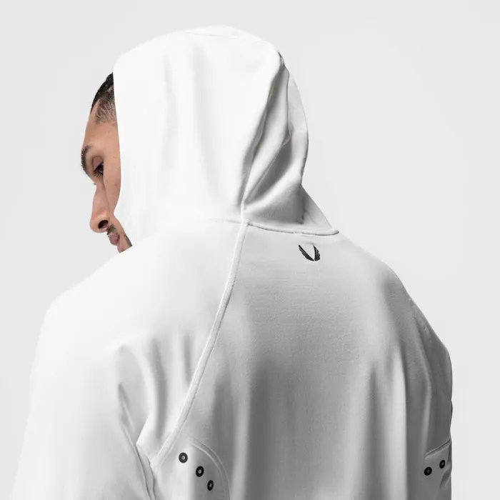 ASRV Hoodies and Sweatshirts Men Performance Fleece Zip Hoodie White