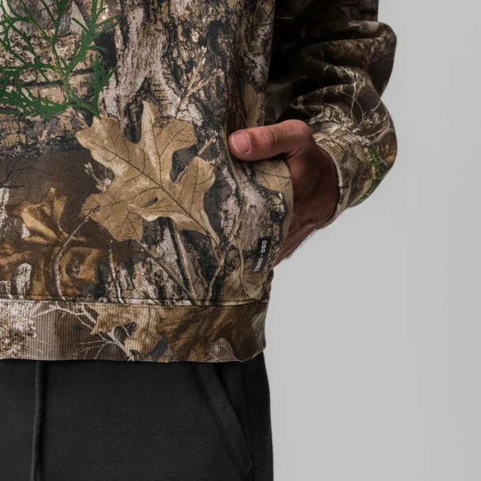 ASRV Hoodies and Sweatshirts Men Tech Essential Distressed Crewneck Realtree Camo ASRV Hoodies and Sweatshirts Men Tech Essential Distressed Crewneck Realtree Camo