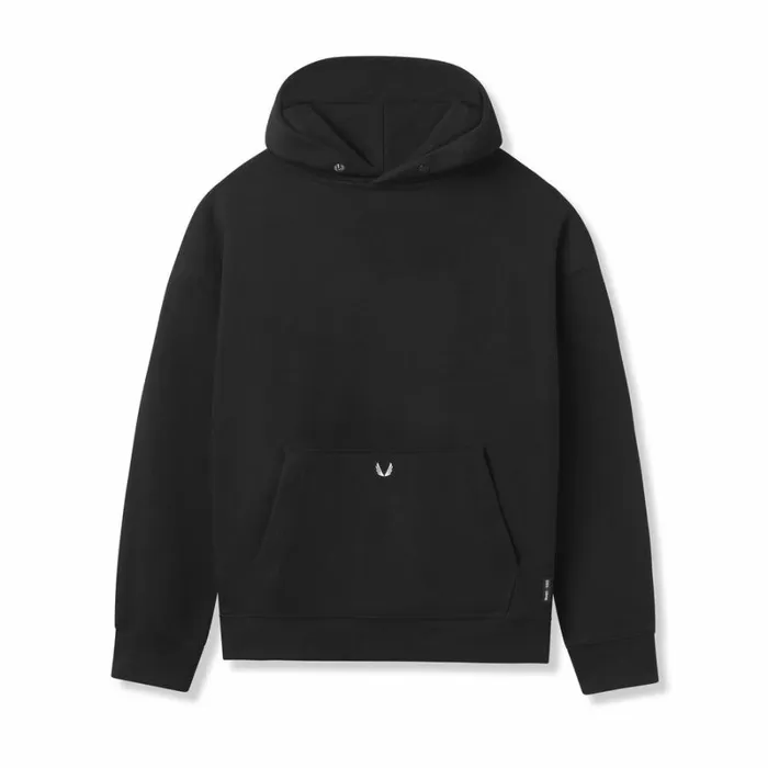 ASRV Hoodies and Sweatshirts Men TechTerry Hoodie Black