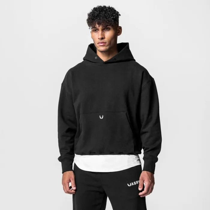 ASRV Hoodies and Sweatshirts Men TechTerry Hoodie Black