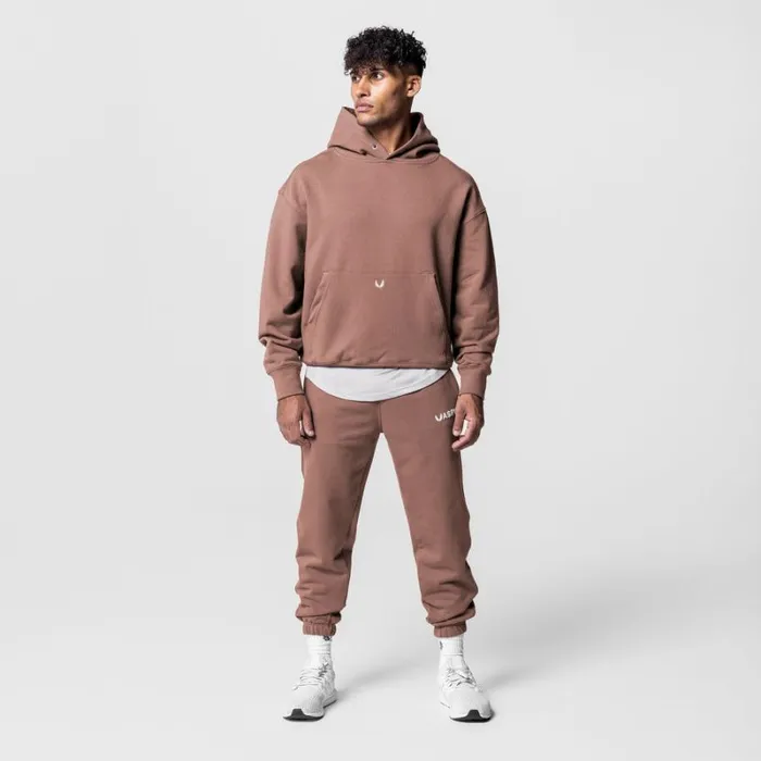 ASRV Hoodies and Sweatshirts Men TechTerry Hoodie Red Earth Limited