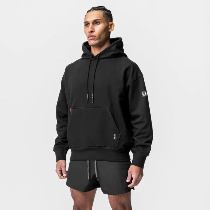 ASRV Hoodies and Sweatshirts Men TechTerry Weatherproof Hoodie Black