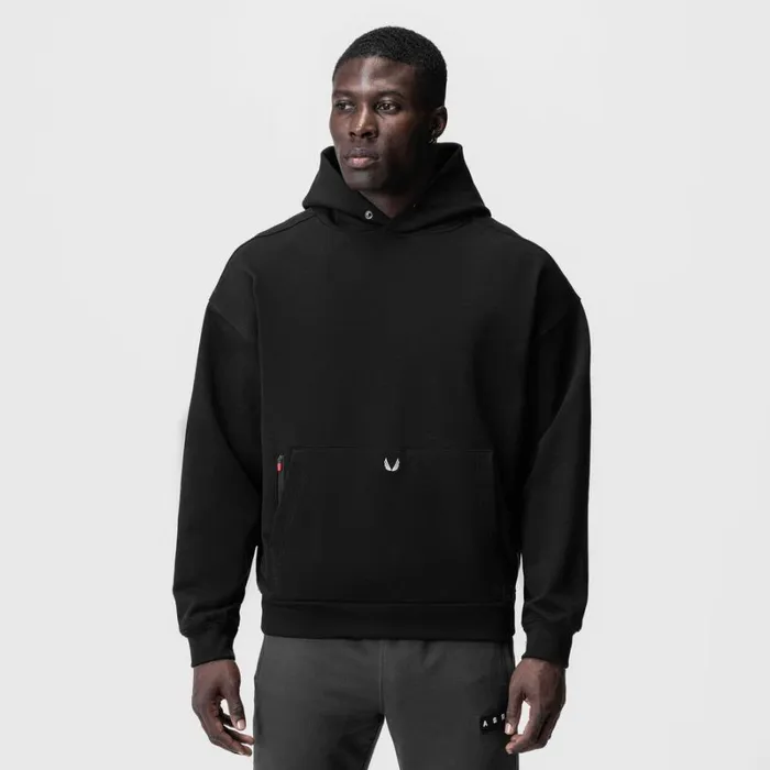 ASRV Hoodies and Sweatshirts Men TechTerry Zip Pocket Hoodie Blackwhite 034otwr034 ASRV Hoodies and Sweatshirts Men TechTerry Zip Pocket Hoodie Blackwhite 034otwr034