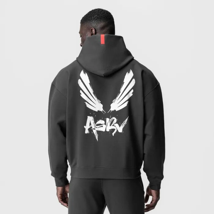 ASRV Hoodies and Sweatshirts Men TechTerry Zip Pocket Hoodie Space Greywhite 034brush Wingsasrv034 ASRV Hoodies and Sweatshirts Men TechTerry Zip Pocket Hoodie Space Greywhite 034brush Wingsasrv034