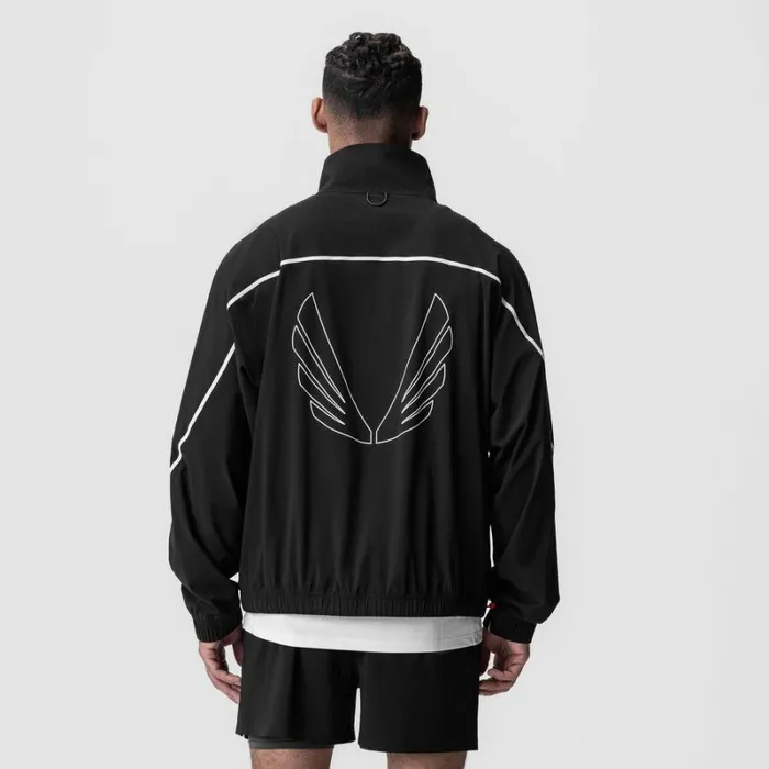 ASRV Jackets and Outerwear Men Aerotex Track Jacket Blackwhite