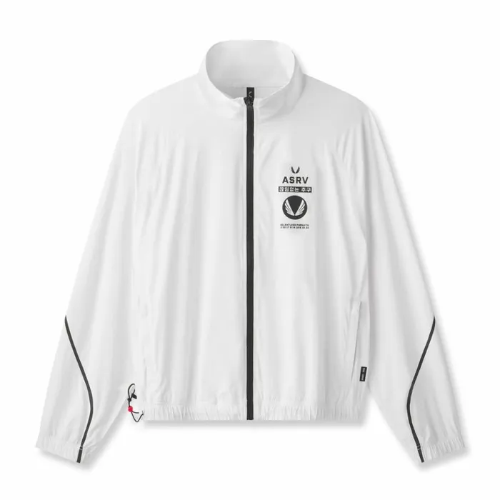 ASRV Jackets and Outerwear Men Aerotex Track Jacket Whiteblack
