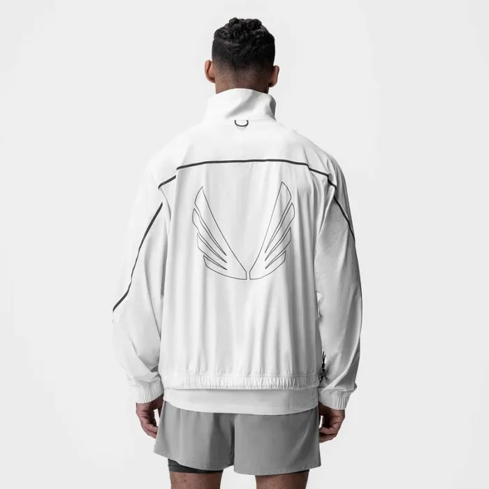ASRV Jackets and Outerwear Men Aerotex Track Jacket Whiteblack