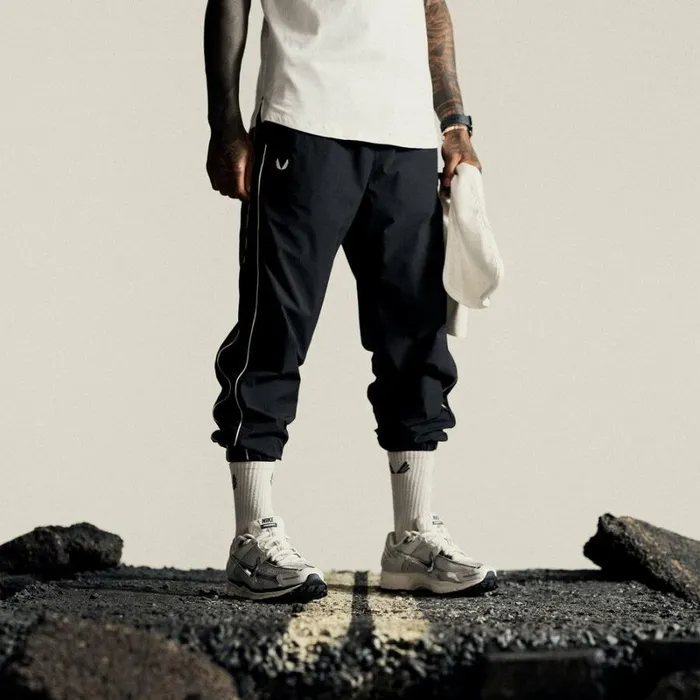 ASRV Joggers and Pants Men Ripstop Oversized Track Pant Dusk Black