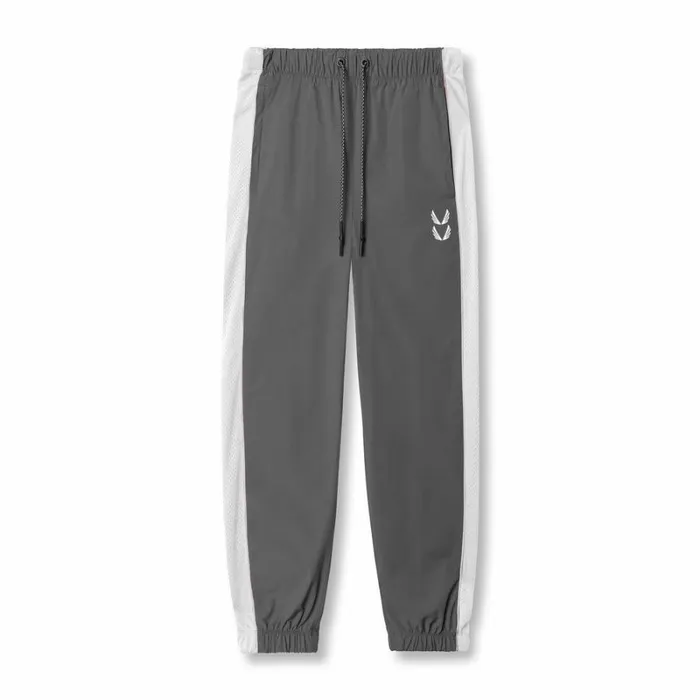 ASRV Joggers and Pants Men Ripstop Oversized Track Pant Space Grey