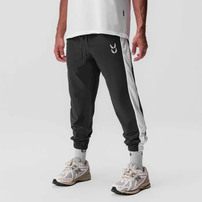 ASRV Joggers and Pants Men Ripstop Oversized Track Pant Space Grey