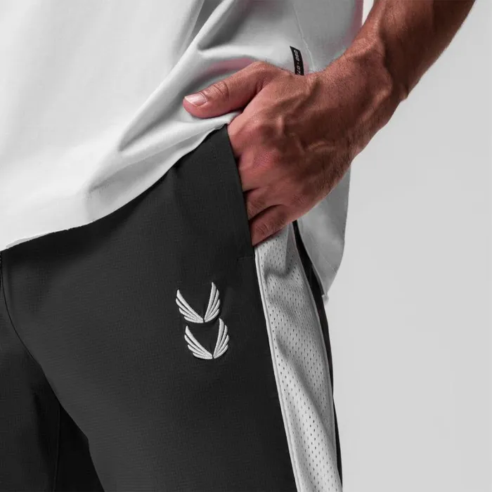ASRV Joggers and Pants Men Ripstop Oversized Track Pant Space Grey