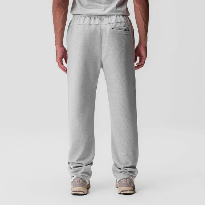 ASRV Joggers and Pants Men Tech Essential Straight Leg Sweats Heather Grey