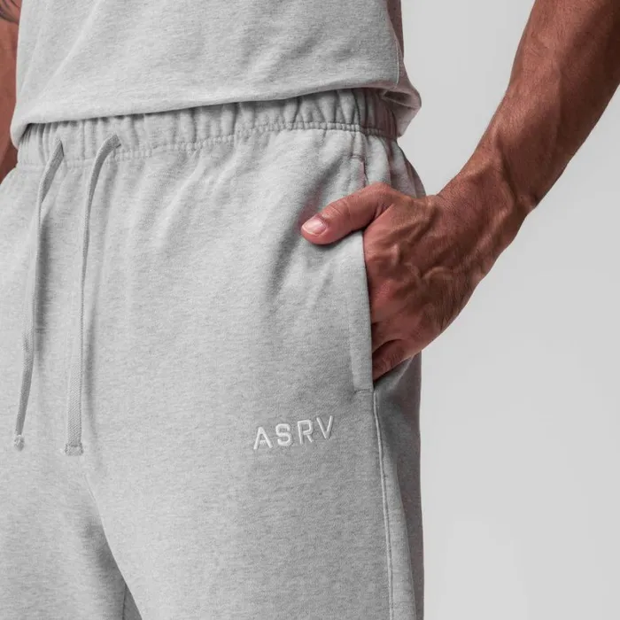 ASRV Joggers and Pants Men Tech Essential Straight Leg Sweats Heather Grey