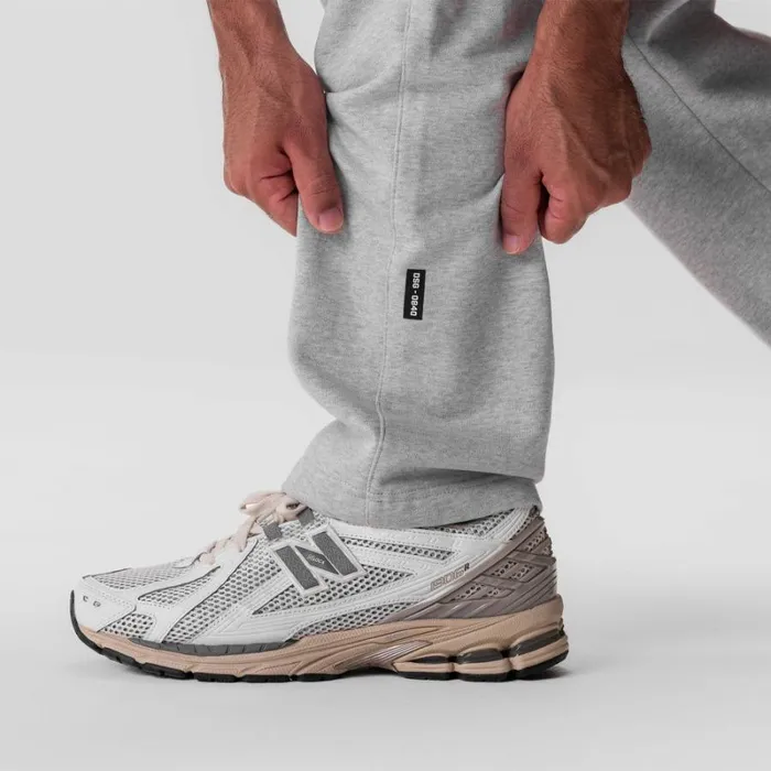 ASRV Joggers and Pants Men Tech Essential Straight Leg Sweats Heather Grey