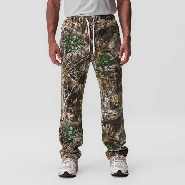 ASRV Joggers and Pants Men Tech Essential Straight Leg Sweats Realtree Camo