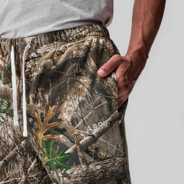 ASRV Joggers and Pants Men Tech Essential Straight Leg Sweats Realtree Camo