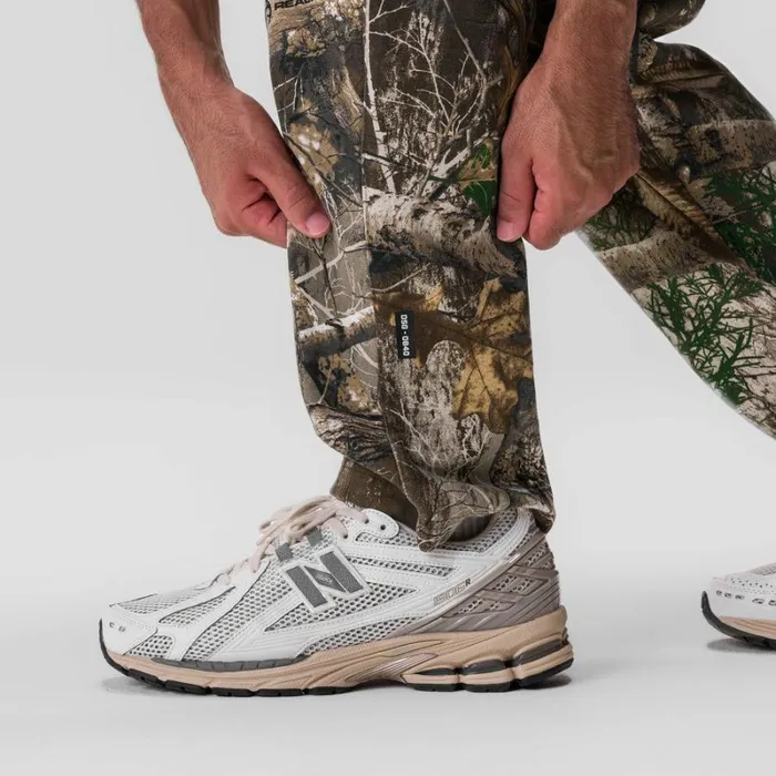 ASRV Joggers and Pants Men Tech Essential Straight Leg Sweats Realtree Camo