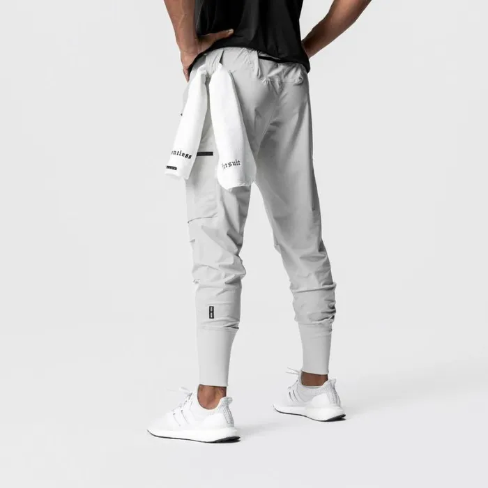 ASRV Joggers and Pants Men TetraLite Inlay Pocket High Rib Jogger Stone