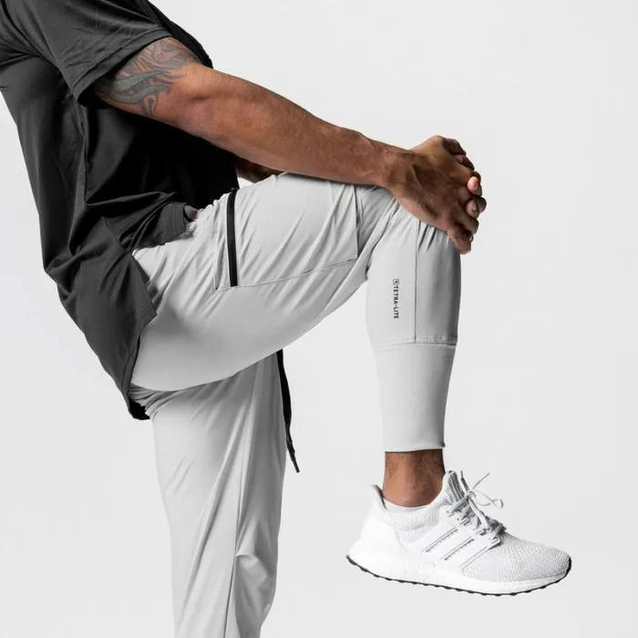 ASRV Joggers and Pants Men TetraLite Inlay Pocket High Rib Jogger Stone