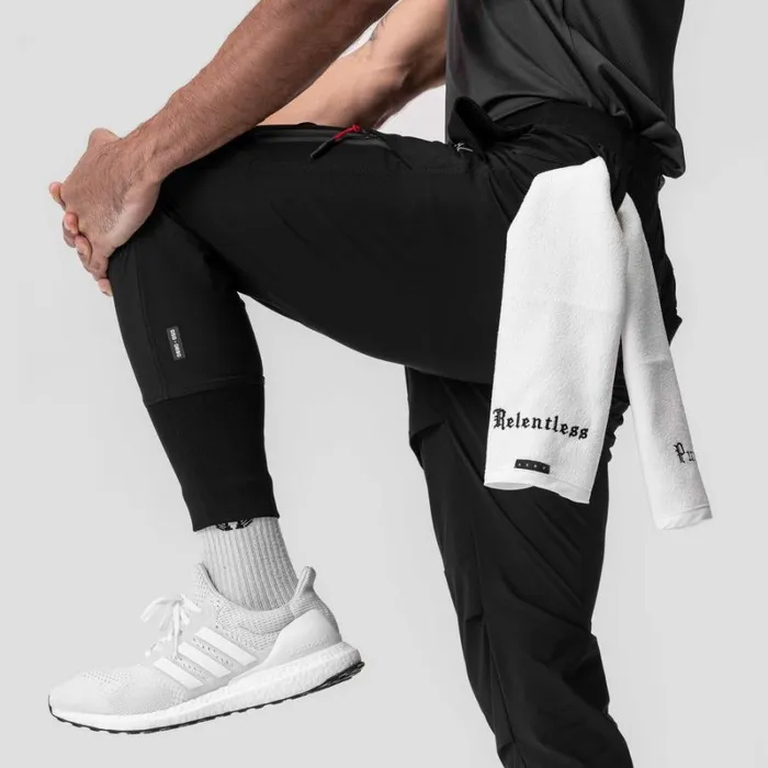 ASRV Joggers and Pants Men TetraLite Tech High Rib Jogger Black 034cyber034