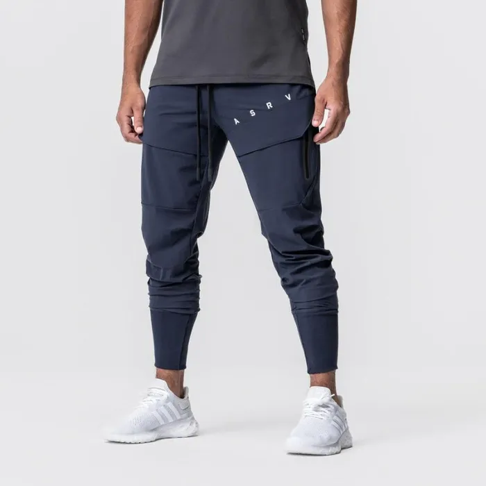 ASRV Joggers and Pants Men TetraLite Tech High Rib Jogger Navy