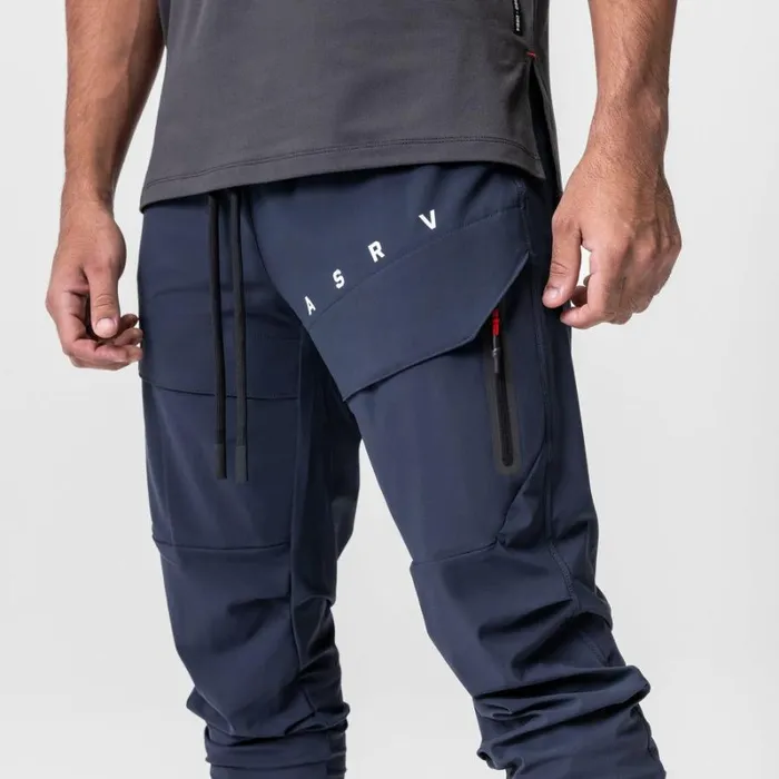 ASRV Joggers and Pants Men TetraLite Tech High Rib Jogger Navy